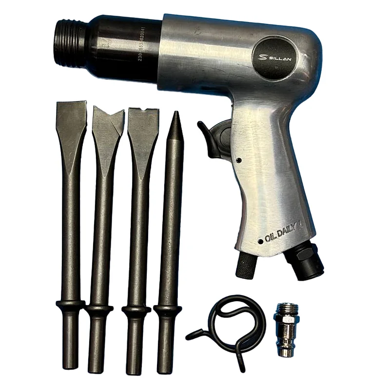 Пневмозубило с набором зубил SILLAN RT-3502