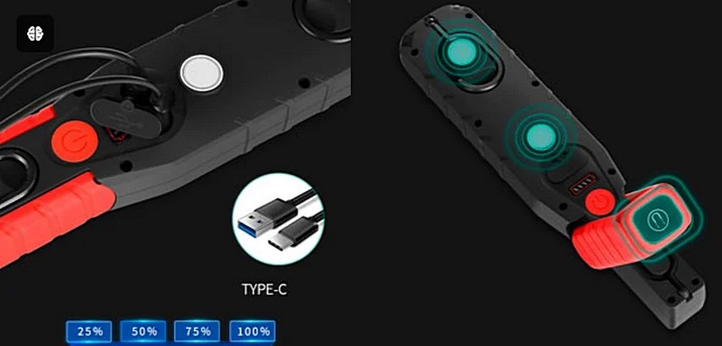 Фонарь светодиодный переносной, аккумуляторный Sillan S780