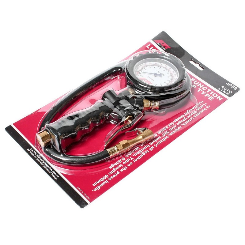 JTC-4058 МАНОМЕТР ШИННЫЙ МНОГОФУНКЦИОНАЛЬНЫЙ ДО 170PSI (12BAR) 