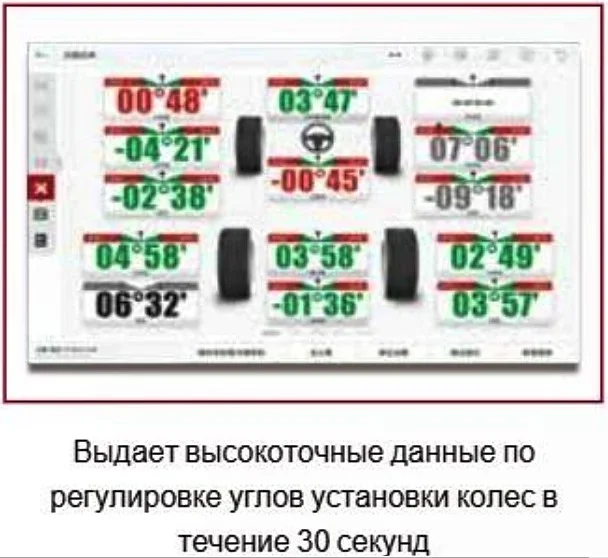 Беспроводной 3D стенд развал схождения SmartSafe WA613