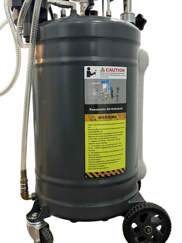 Установка сбора и замены масла с предкамерой НС-2097 80л Grey