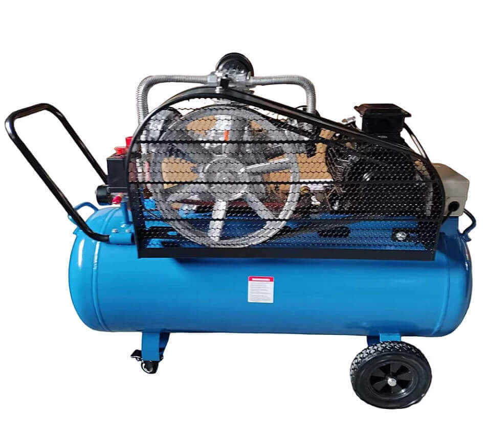 Компрессор воздушный 3065-100 380V-4.0HP вид сбоку