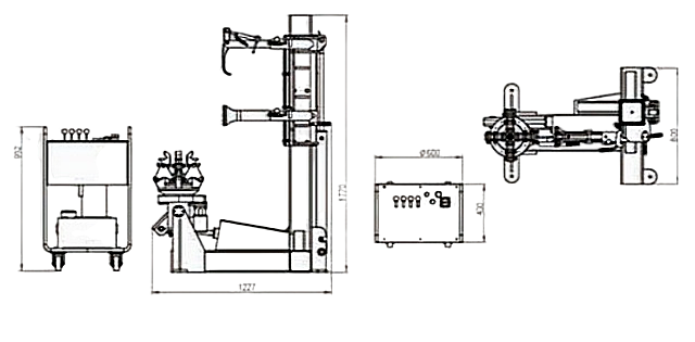 Грузовой шиномонтажный станок Sillan LC585
