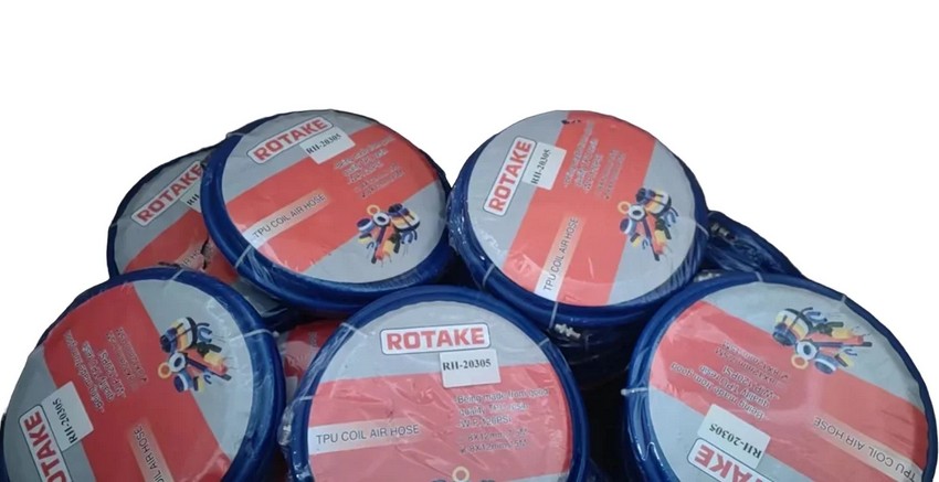 RH-20305 (15M) Полиуретановый шланг SILLAN с двойным штуцером 1/4", 15 м