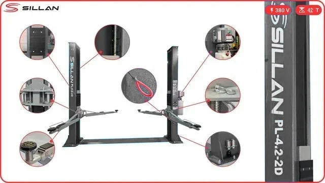 2-х постовой подъемник 4т. PL-4.2-2D(380V) КОМПЛЕКТ Grey