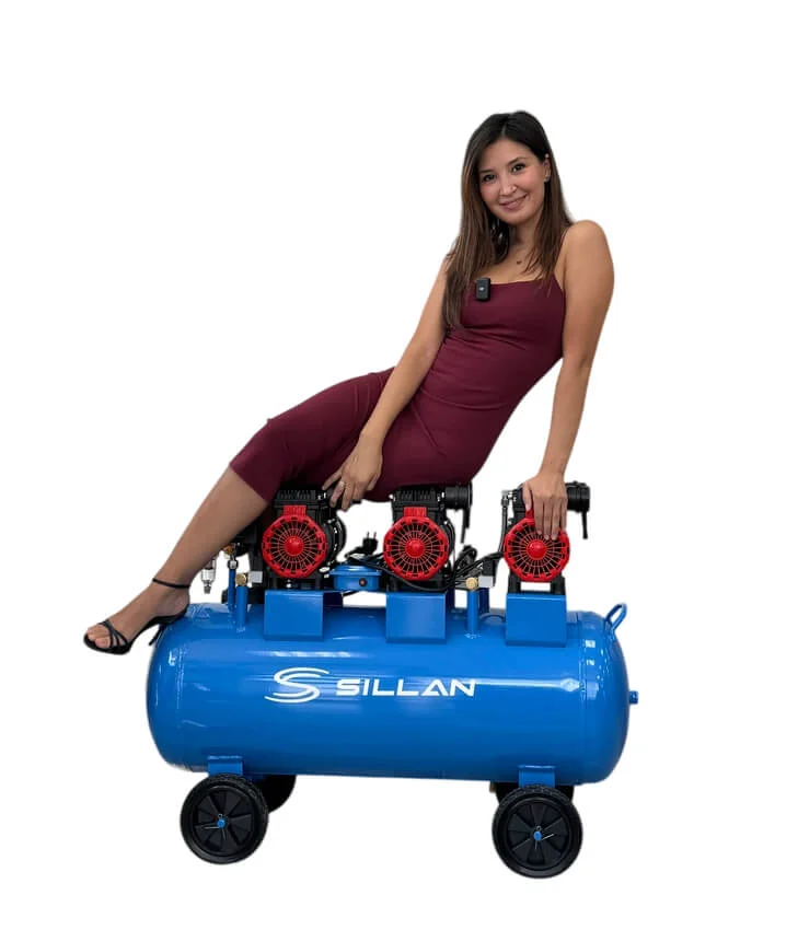 Компрессор воздушный Sillan (HM1.1JW*3/100L б/м) 100L/8Bar/230V