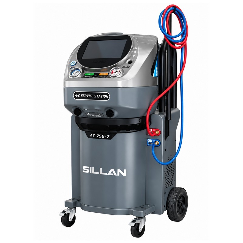Установка для заправки автокондиционеров Sillan AC756-7