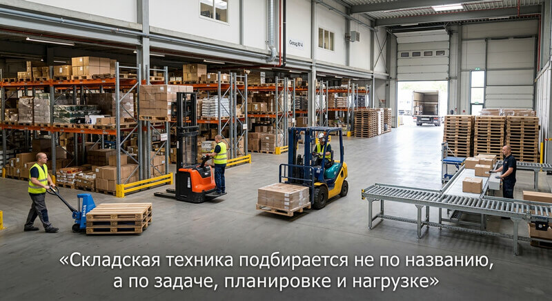 Виды складской техники: полный обзор и руководство по выбору