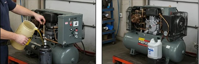 Замена масла в компрессоре пошагово фото Замена масла в компрессоре пошагово