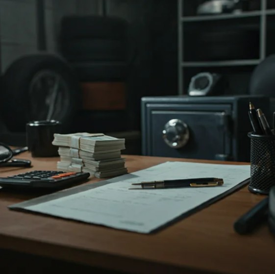 Расчет доходов шиномонтажной мастерской за месяц