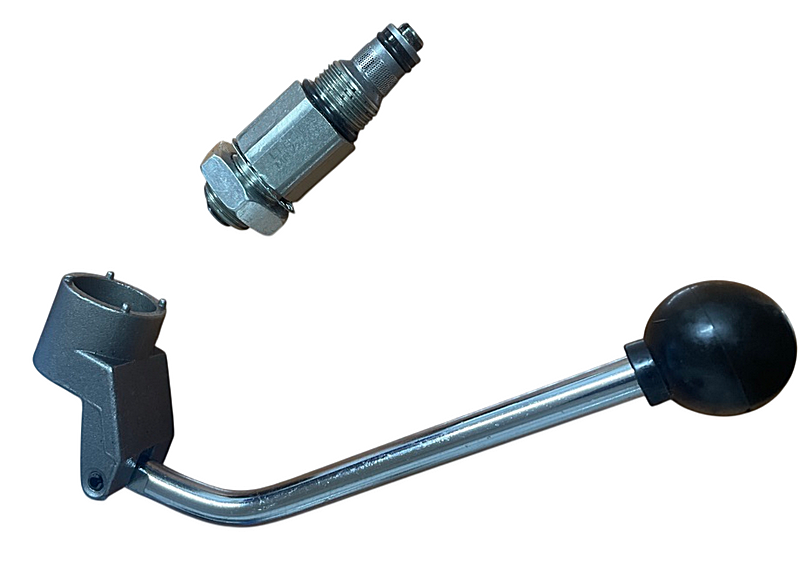 Клапан опускания с рычагом в сборе J121-1211000