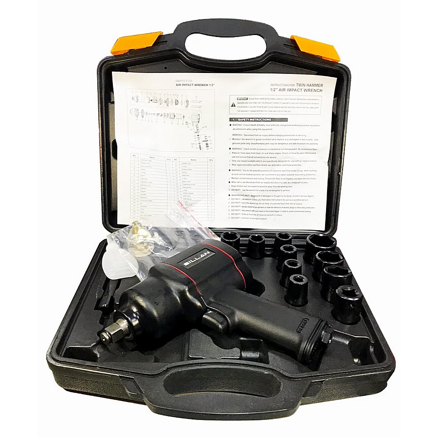 Пневмогайковерт ударный  в наборе RT-5232K 1/2 (аналог 5275К)