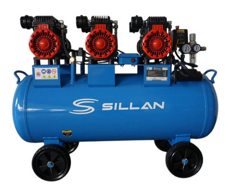 Компрессор воздушный Sillan HM1.1×3JW/100L внешний вид