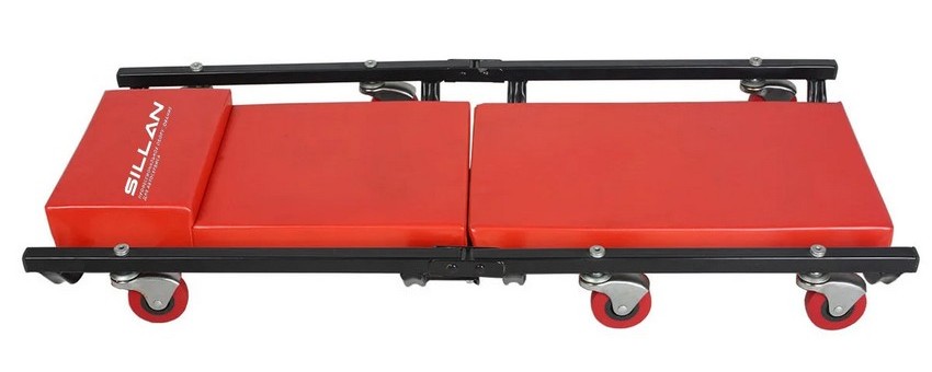 Подкатной лежак T36-2 на 6 колесах