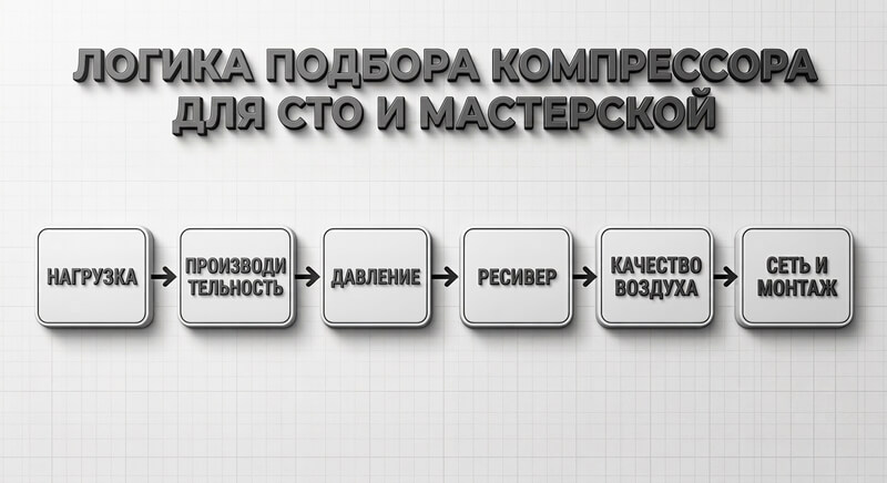 Производительность давление объем ресивера как выбрать компрессор