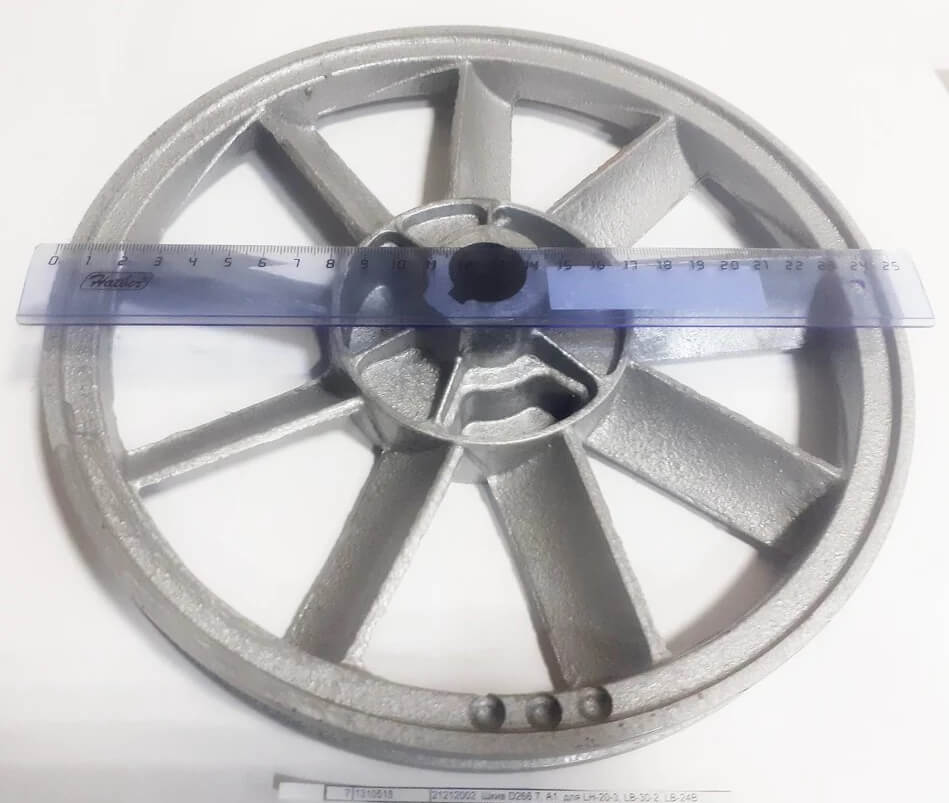 Шкив D266.7, A1, для LH-20-3, LB-30-2, LB-24B 21212002 маркировка