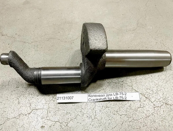 21131007 Коленвал для LB-75-2 реальное фото