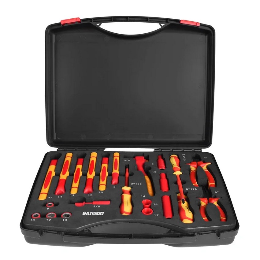 Набор инструмента диэлектрического 22 пр. Gatmatic
