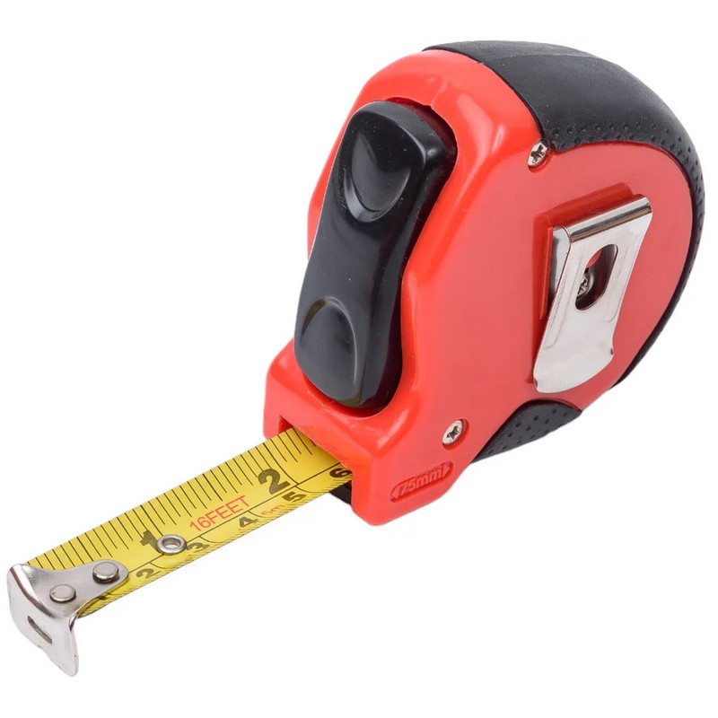 JTC-3507 Рулетка 5м 19мм обрезиненный корпус