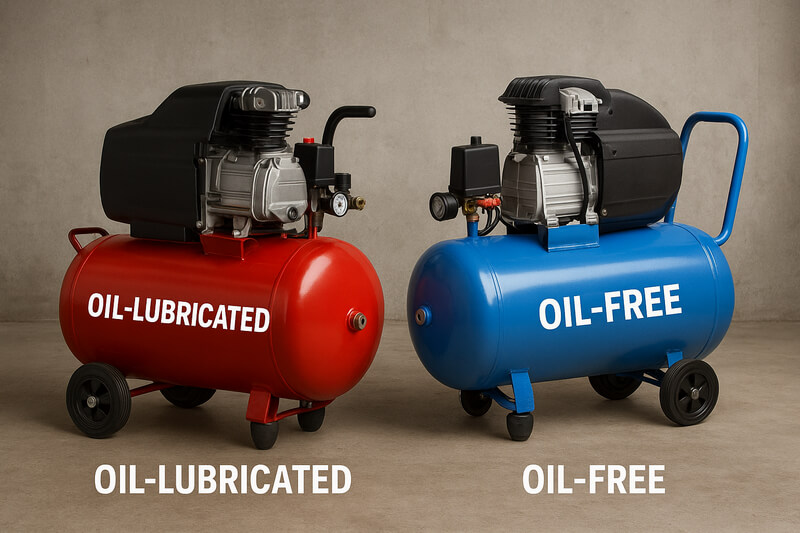 Сравнение масляного и безмасляного компрессоров фото