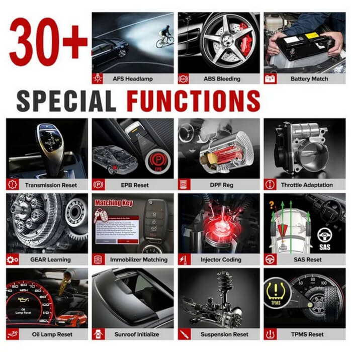 Автосканер X431 PRO (V5.0) 2022 специальные функции фото