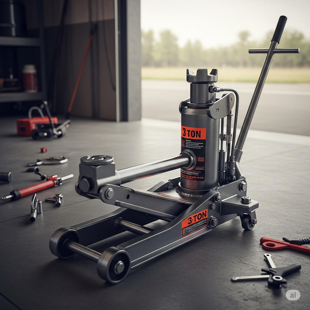 домкрат подкатной гидравлический 3 тонны фото