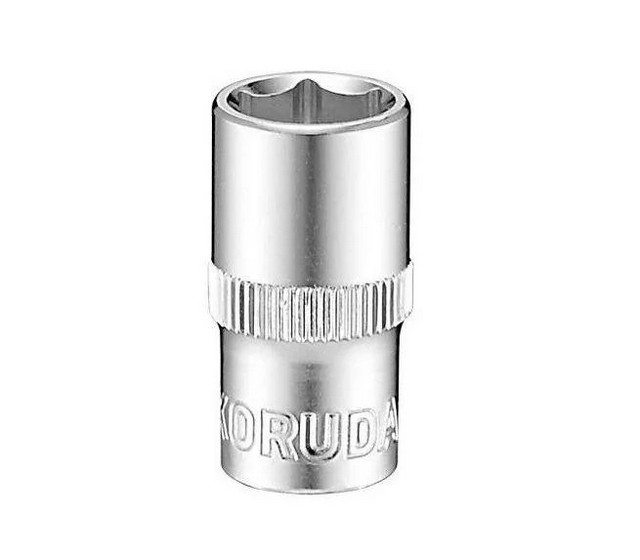 Головка торцевая KR-2SK10 1/4"DR 6-гранная 10мм KORUDA 1/20
