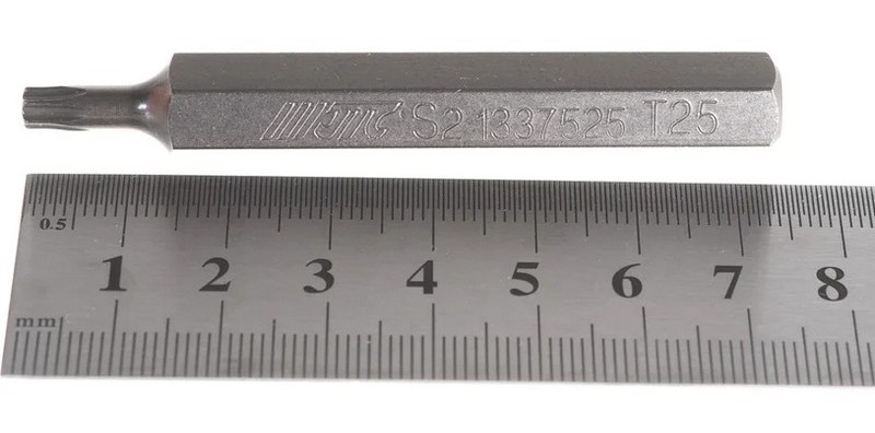 Бита JTC-1337525 TORX T25×75 мм, удлинённая, S2