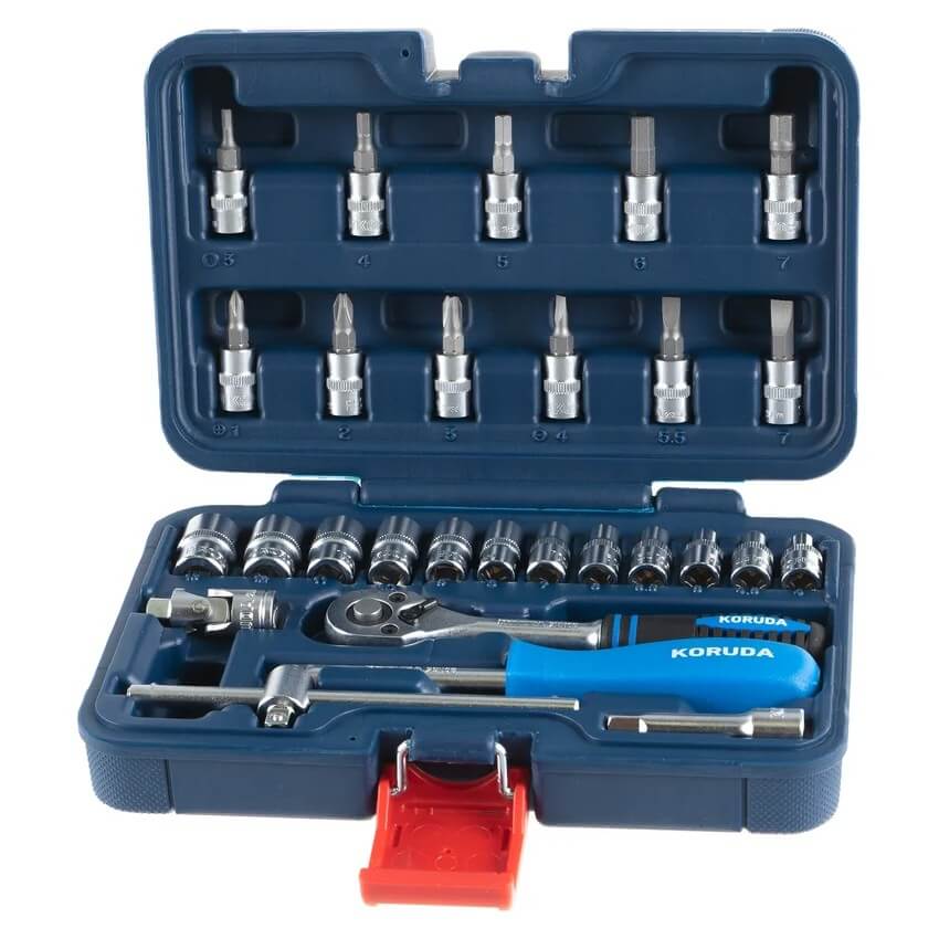 Набор торцевых головок KR-2028 KORUDA внешний вид