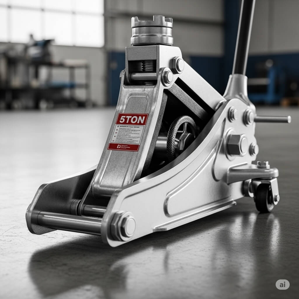 подкатной домкрат 5 тонн фото