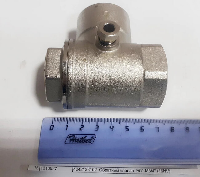 Обратный клапан М1-M3-4 (16NV) 4242133102 размеры