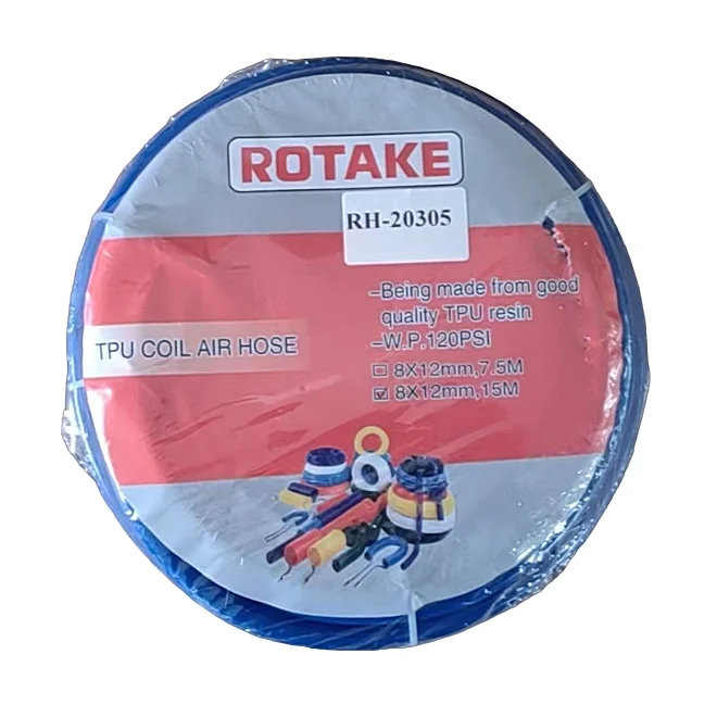 RH-20305 (15M) Полиуретановый шланг SILLAN с двойным штуцером 1/4", 15 м