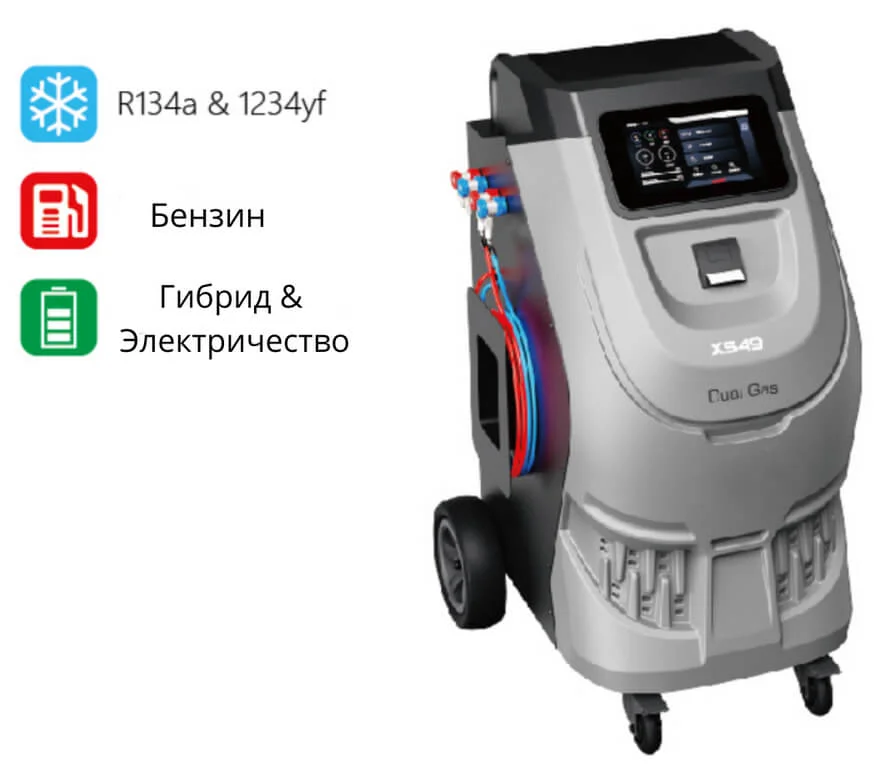 Установка для заправки автокондиционеров Sillan X549 возможности