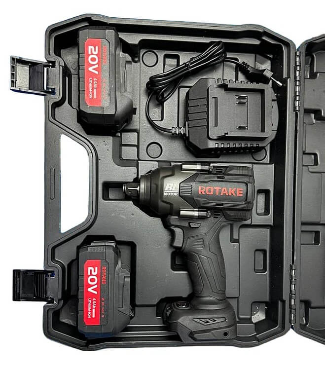 Пневмогайковерт ударный аккумуляторный Rotake RC-8803 фото 9