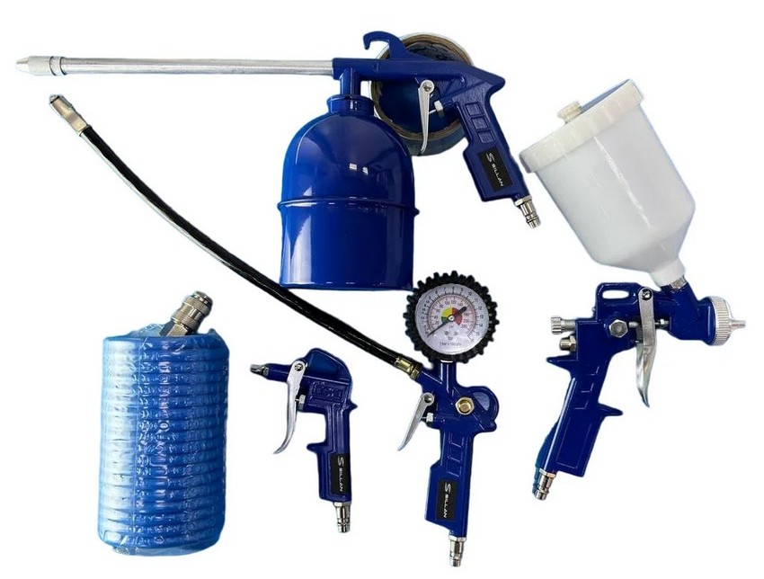 Набор пневмоинструмента SILLAN 5 предметов